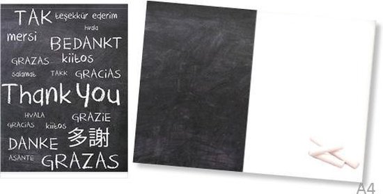 Bedankkaart met grote foto en rosegoudfolie