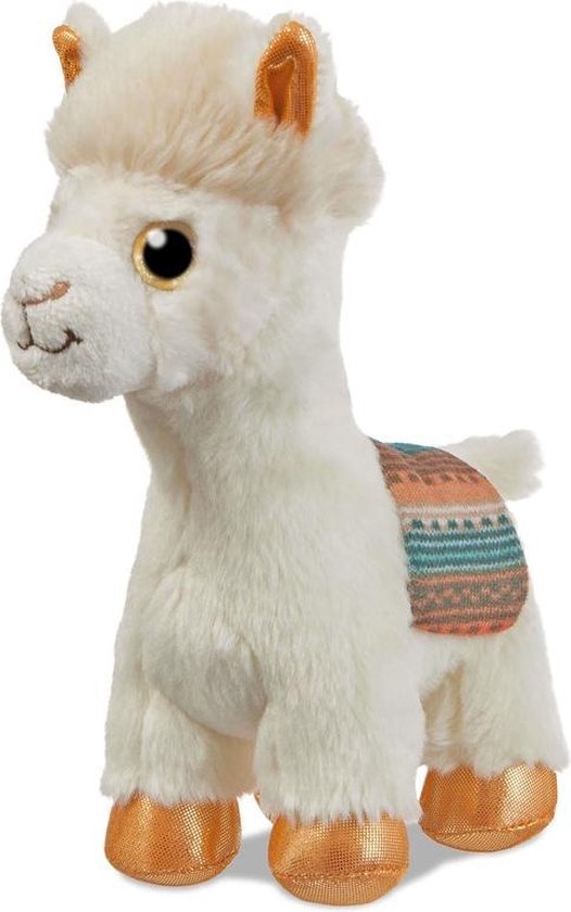 Pluche witte alpaca/lama knuffel 18 cm - Alpacas dieren knuffels -  Speelgoed voor... | bol.com