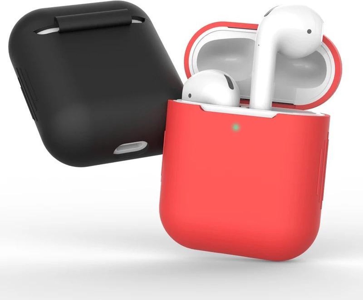 Airpods Silicone Case Cover Hoesje geschikt voor Apple Airpods 1/2