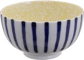 Tokyo Design Studio - Mixed Bowls Okonomi Bowl Tokusa with Yellow Crackle 13.2x7.4cm 500ml