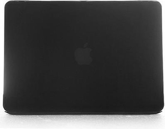 Macbook cover - macbook air 13 inch - Zwart - Beschermende macbook case - Merkloos