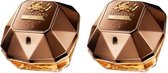 Paco Rabanne Lady Million Prive - 80 ml Eau de parfum - for women - Multi Bundel (2 stuks)