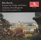 Bartok: Sonatas for Violin & Piano etc / Shank, McLaughlin
