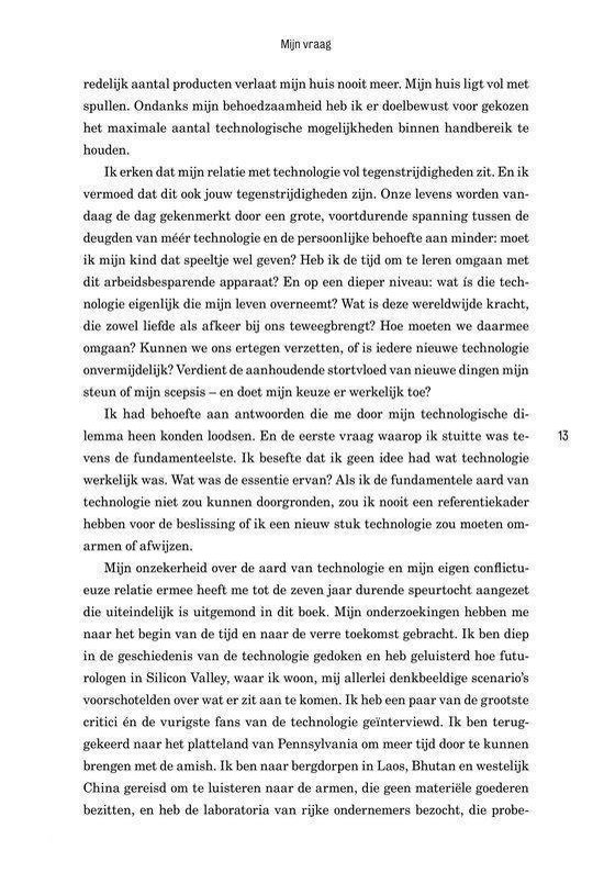 De wil van technologie