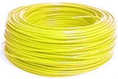Montagesnoer, 0.75mm², Geel RAL-1021, Soepel, 100 meter