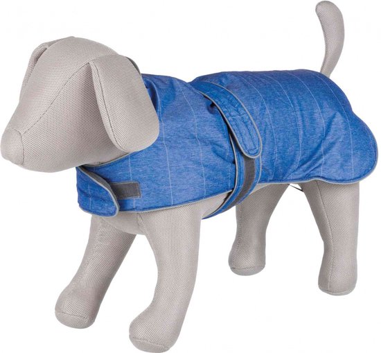 Trixie Belfort Winter Coat Blue Hondenjas Maat - 55cm