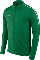 Nike Dry Park 18 Trainingsjas Junior  Trainingsjas - Maat XL  - Unisex - groen/wit Maat XL - 158/170