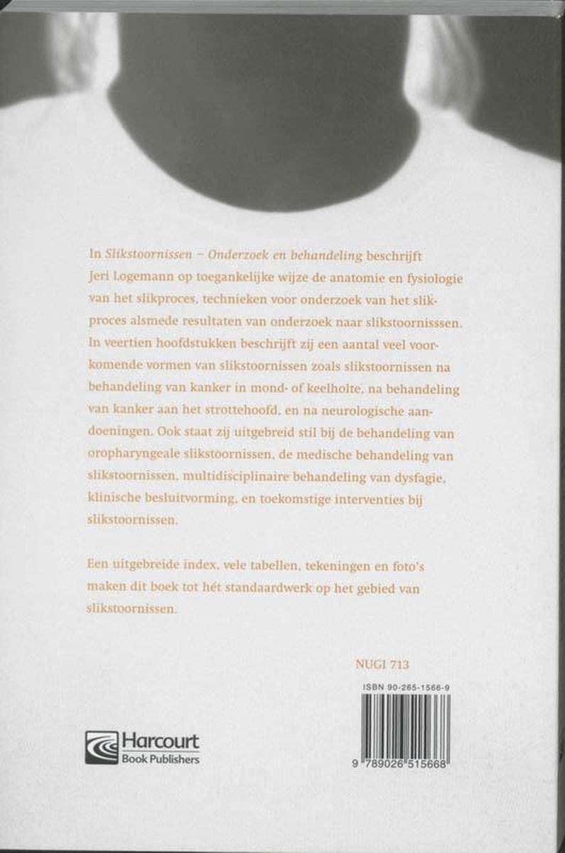 Slikstoornissen - back cover