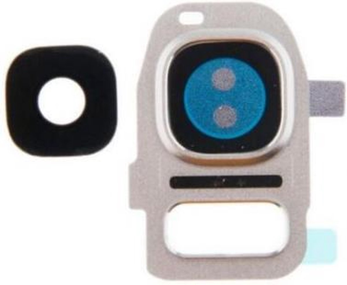 Camera Lens Cover inclusief lens geschikt voor de Samsung Galaxy S7 goud