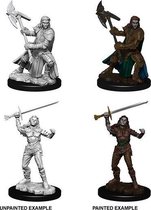 Asmodee D&D Miniatures Female HalfOrc Fighter