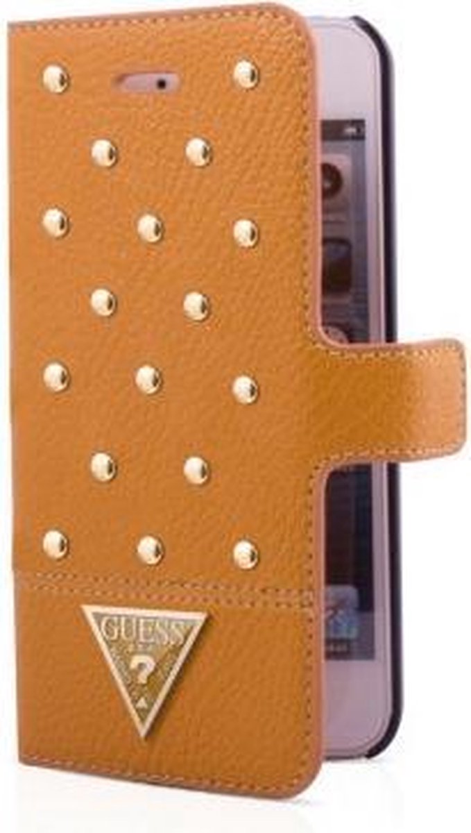 Samsung Galaxy S5 Neo/Galaxy S5 Plus/Galaxy S5 hoesje - Guess - Cognac - Kunstleer