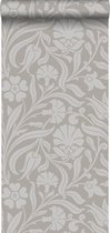 Origin Wallcoverings behangpapier bloemen paars - 346637 - 53 cm x 10,05 m