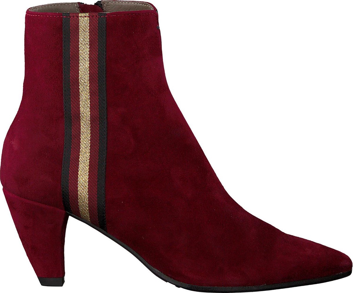 Maripe Dames Enkellaarsjes 27656 - Rood - Maat 40 | bol.com