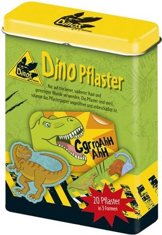 Pansements Dino - Dinosaurus - élastique et respirant - 20 pièces | bol.com