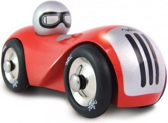 Slapen keuken klauw Grote rode speelgoed auto van hout | bol.com