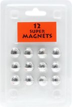 Deknudt Frames magneten S328B3 - kleine ronde zilverkleurige magneten