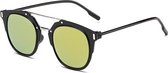 Wayfarer Zonnebril Retro Flat Goud Spiegel