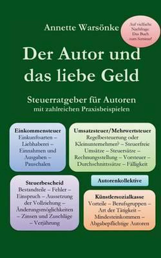 Der Autor und das liebe Geld - cover