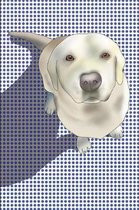 Dot Grid Notebook - Yellow Labrador