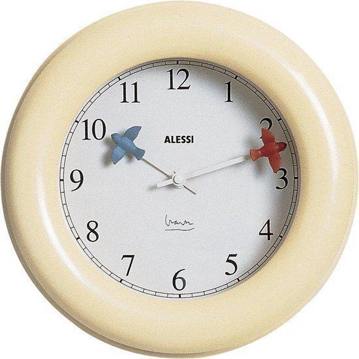 Alessi Kitchen Clock - Wandklok - Ivoor | bol.com