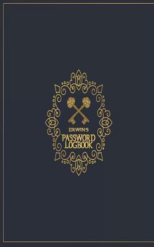 Erwin's Password Logbook - cover