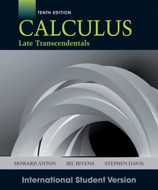 Calculus Late Transcendentals 9781118092484 Howard Anton Boeken Bol 3326