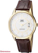 Prachtige bruine mannen horloge Q&Q met datum A456J104Y