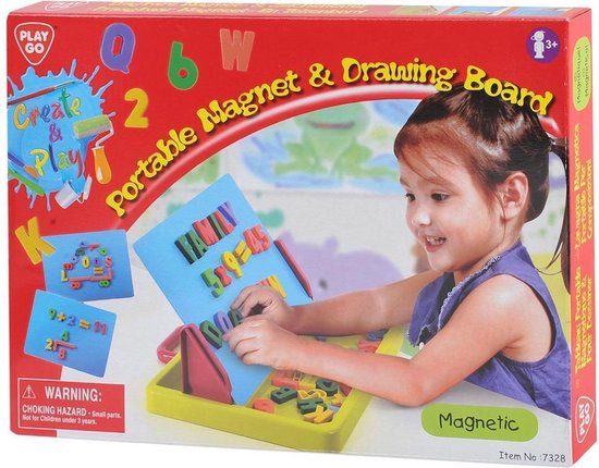 Playgo Magneet- en tekenbord draagbaar 7328