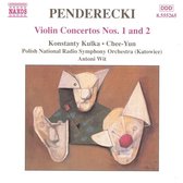 Konstatin Kulka, Chee-Yun, Polish National Radio Symphony Orchestra, Antoni Wit - Penderecki: Violin Concertos Nos. 1 & 2 (CD)