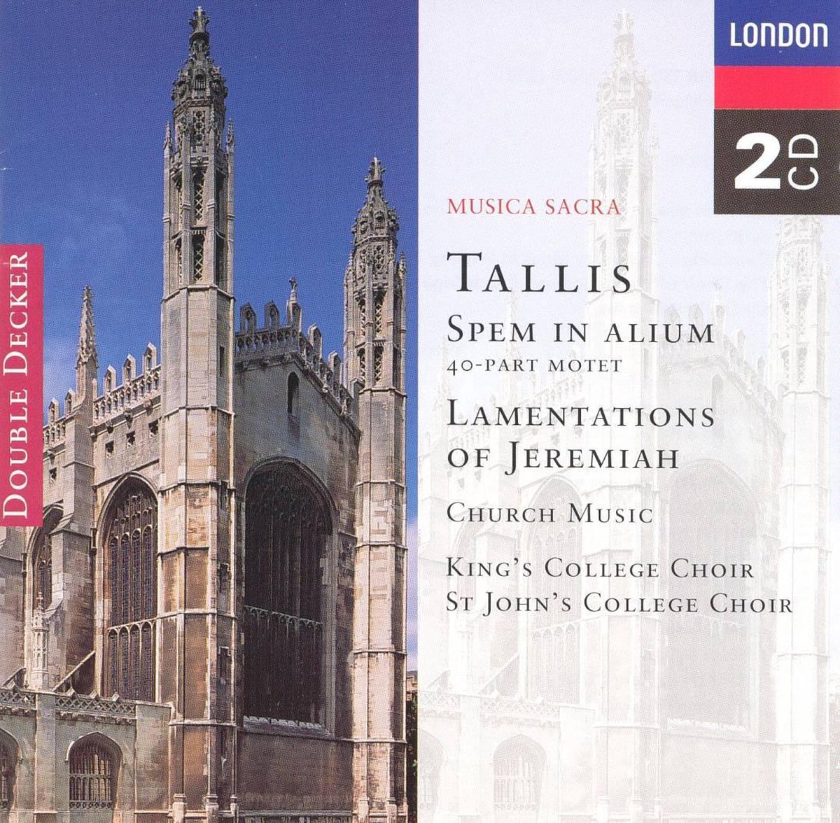 Tallis: Spem in Alium, Lamentations / King's College Choir