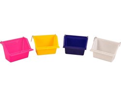 Flamingo Vogel Voer/ Drinkbak Bird's World - Multi - 12 x 8.5 x 8.5 cm