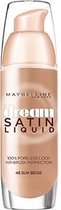 Maybelline Dream Satin Liquid 48 Sun Beige Pompflacon Vloeistof foundationmake-up