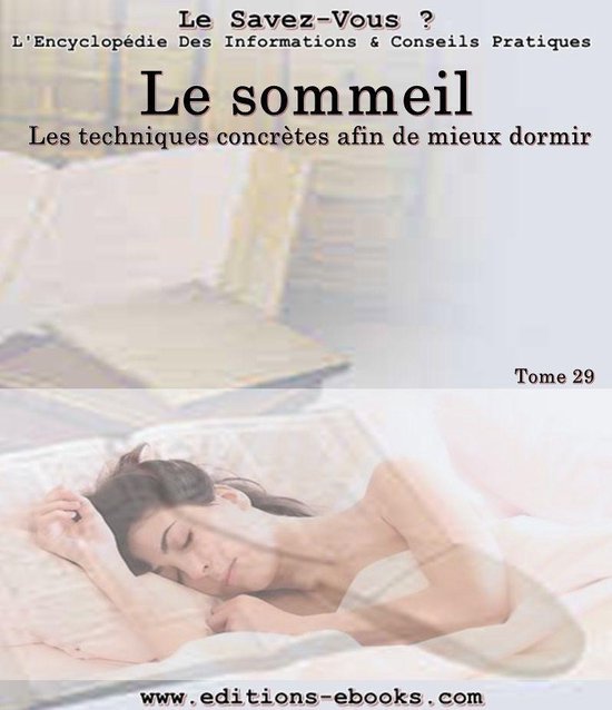 Encyclopédie Le Savez-Vous ? 29 - Le sommeil - cover