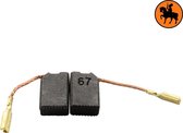 Koolborstelset voor Spit frees/zaag SM125E - 6,3x10x14mm