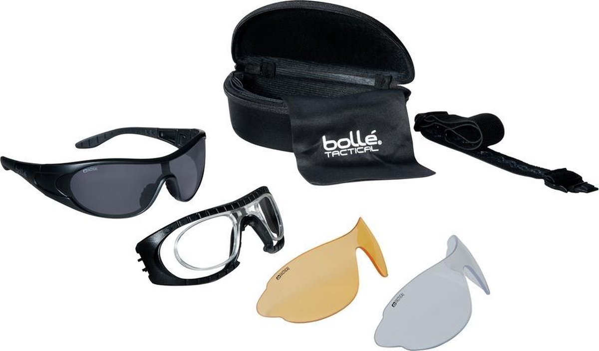 Bollé Raider Kit Tactical Bril platinum zwart