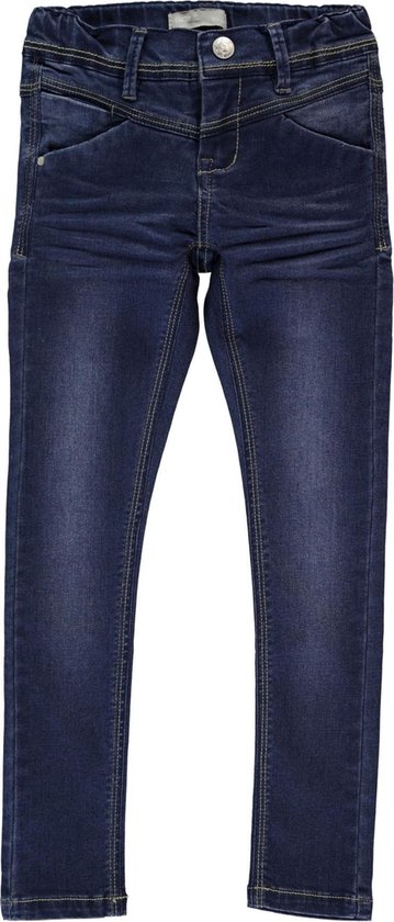 Name It Meisjes Jeans nitSUS - Donkerblauw - Maat 134