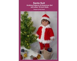 Santa Suit, Knitting Patterns fit American Girl and other 18-Inch Dolls