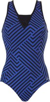 Tweka Badpak Grapic Weave blauw maat 38