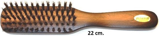 Rojafit Echt Haren Haarborstel versterkt met nylonfiber voor normaal en stevig haar - Rechthoek - 22 cm.