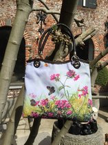 Handtas, Tas,  Luxe Flower & Butterfly