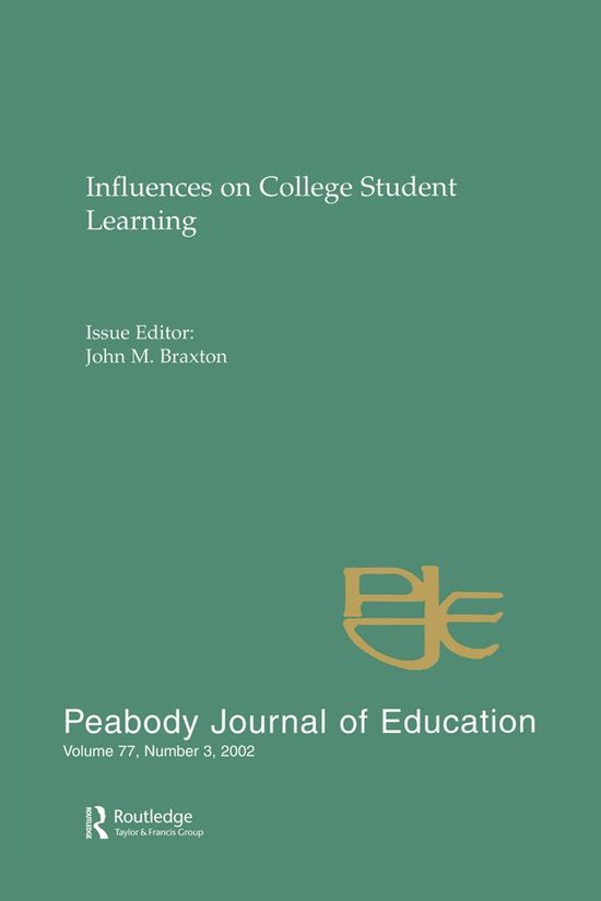 Influences on College Student Learning - cover