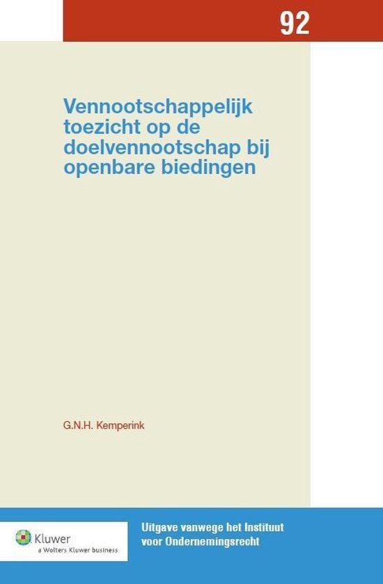 Uitgaven vanwege het Instituut voor Ondernemingsrecht, Rijks ... - cover