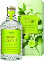 MULTI BUNDEL 3 stuks 4711 Acqua Colonia Lime And Nutmeg Eau De Cologne Spray 170ml