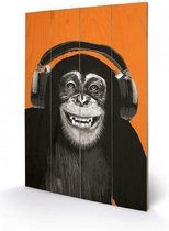 Merchandisehouse Wooden Art Chimpanzee