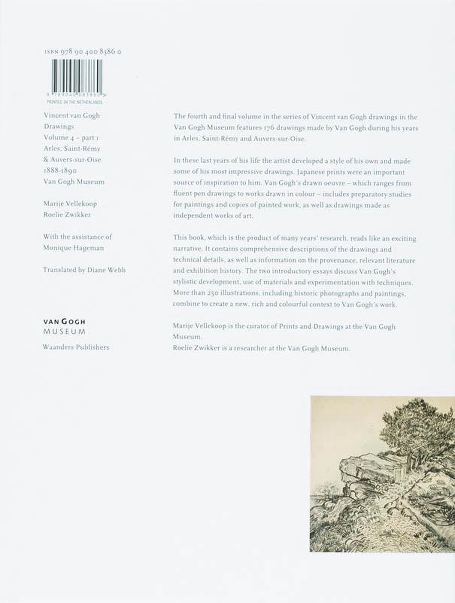 Vincent van Gogh: Drawings, Volume 4 - back cover