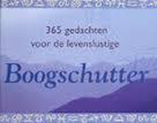 Horoscoopboek - BOOGSCHUTTER, Diversen | 9789056610845 | Boeken | bol.com