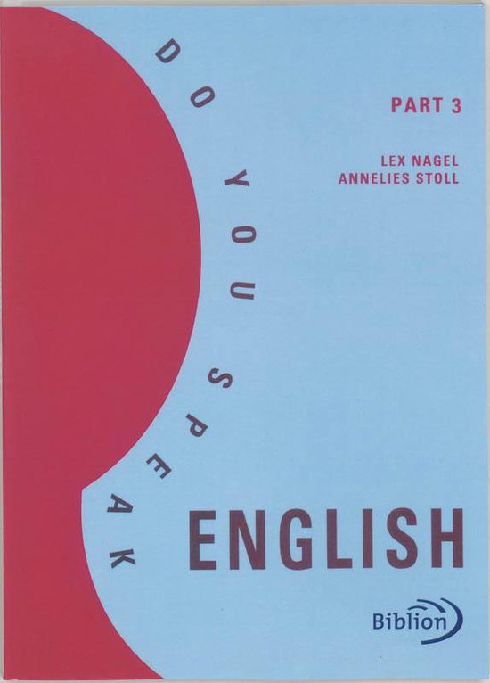 Cover van het boek 'Do you speak English ? / 3 / deel Leerlingenboek / druk 2' van A. Stoll en  Nagel