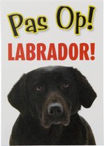 Merkloos Waakbord Nederlands Kunststof Labrador 21X15 CM