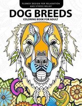 Dog Breeds Coloring Book for Adults