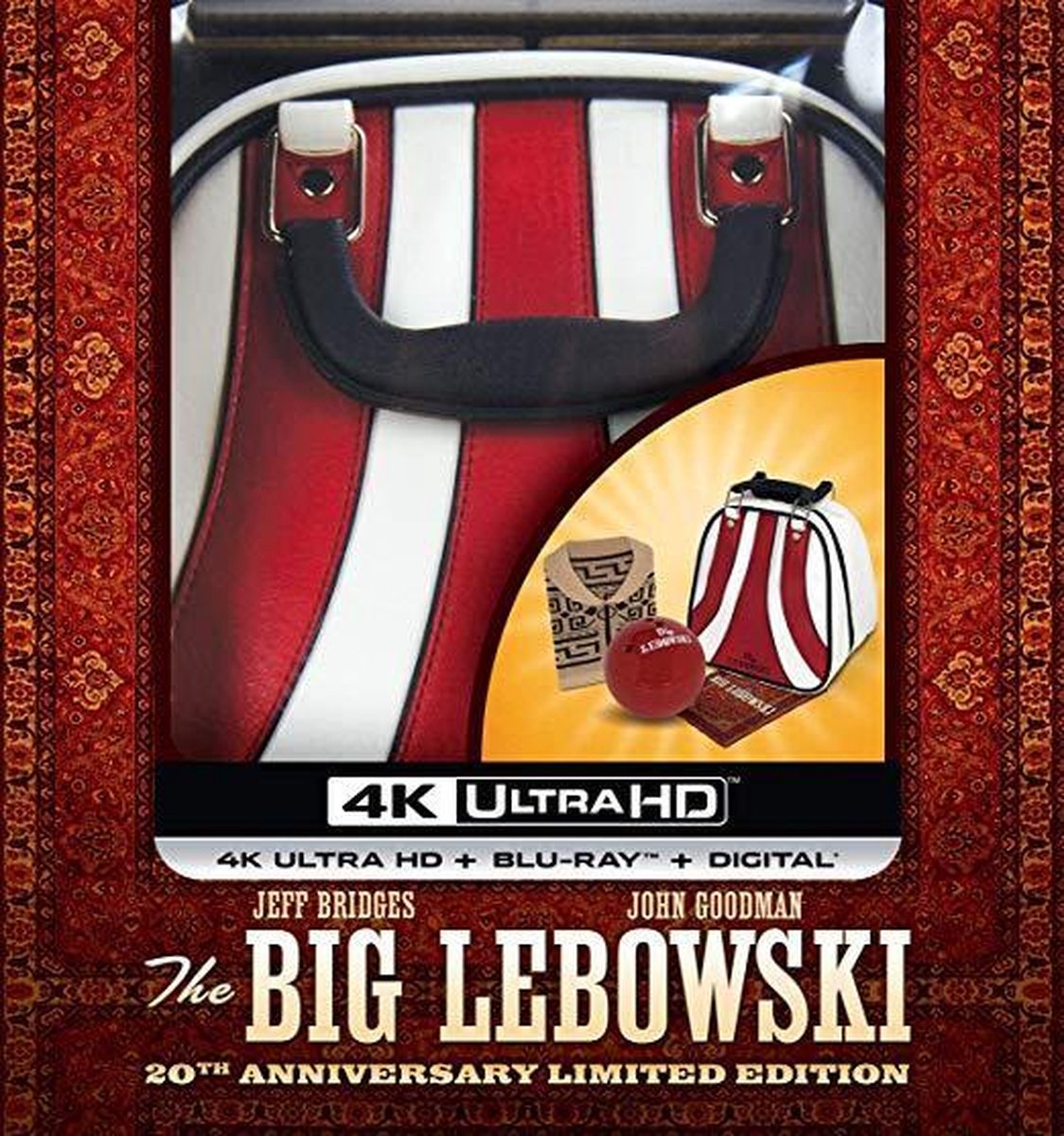 The Big Lebowski (Limited Edition) (4K Ultra HD Blu-ray), Jeff Bridges Dvds bol foto